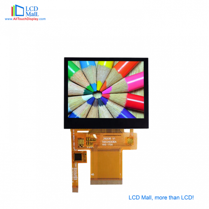 Tam Görünüm Köşe 3.5' 'TFT LCD Dokunmatik Panel IPS Ekran 24 BIT RGB SPI Arayüzü 0