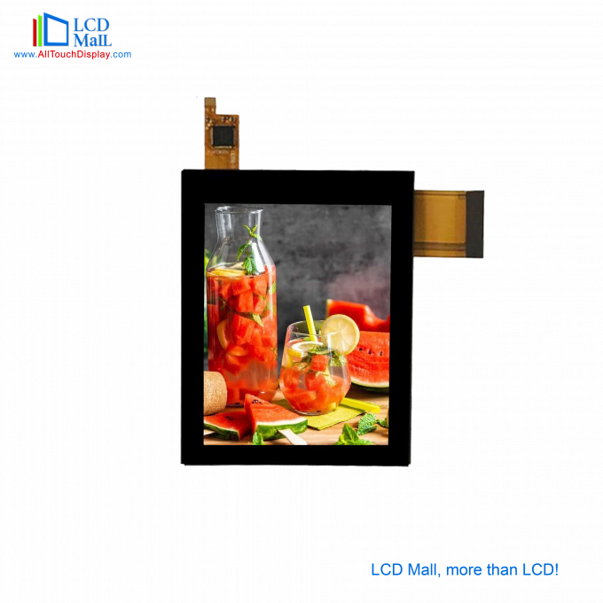 Tam Görünüm Köşe 3.5' 'TFT LCD Dokunmatik Panel IPS Ekran 24 BIT RGB SPI Arayüzü 1