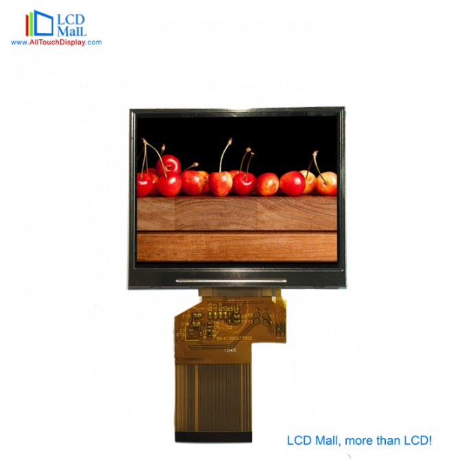 Tam Görünüm Köşe 3.5' 'TFT LCD Dokunmatik Panel IPS Ekran 24 BIT RGB SPI Arayüzü 3