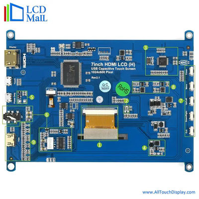 satın al 7in Raspberry PI TFT Ekran Dokunmatik Ekran Saat 6 Görüntüleme online manufacture