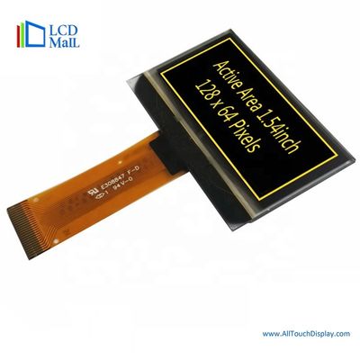 satın al 1.54 inç Sarı OLED Ekran Modülü 128x64 TFT Ekran Modülü online manufacture