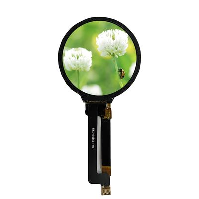 Tüm Görünüm 2 Beyaz LED 1.28 Inç Yuvarlak LCD IPS Ekran Modülü 240240