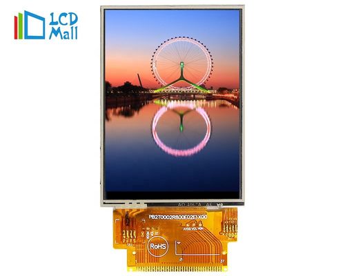 Transflektif TN TFT LCD Ekran Modülü 2.8 Inch 240*320 Araba Aygıtı için