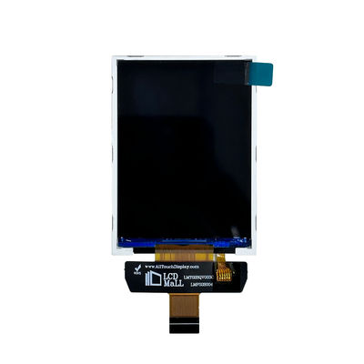 Dokunmatik ekran 2.8 Inch TFT LCD CTP FPC PI Arayüzleri ile 250cd/M2
