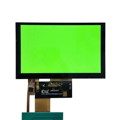 IPS Görme açısı TFT Ekranı 5 Inch WVGA TFT LCD Ekranı RGB Arayüzü
