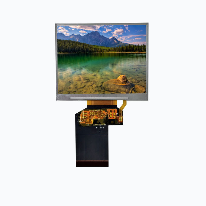Yeni gelen 3.5 inç RGB arayüzü TFT LCD modülü 300nits parlaklık LCD dokunmatik ekran ekranı 0