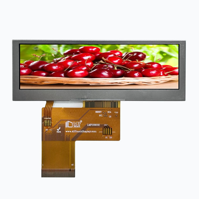 480x128 RGB TFT Transmissive LCD Modülü 3.9 Inch WQVGA Ekranı ve 10 Chip White LED Arkaplan Işığı ile 0