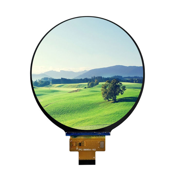 4.0 inç TFT Yuvarlak LCD Ekranı Ultra-Açık Görüntüler ALL/IPS iletebilir 20x720 Piksel 0
