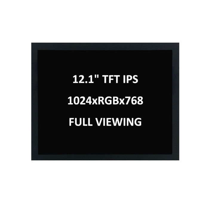 Özelleştirilebilir 12.1 Inch LCD Ekran Modülü 1024 * 768 çözünürlüğü ve 20pin LVDS Arayüzü ile 2